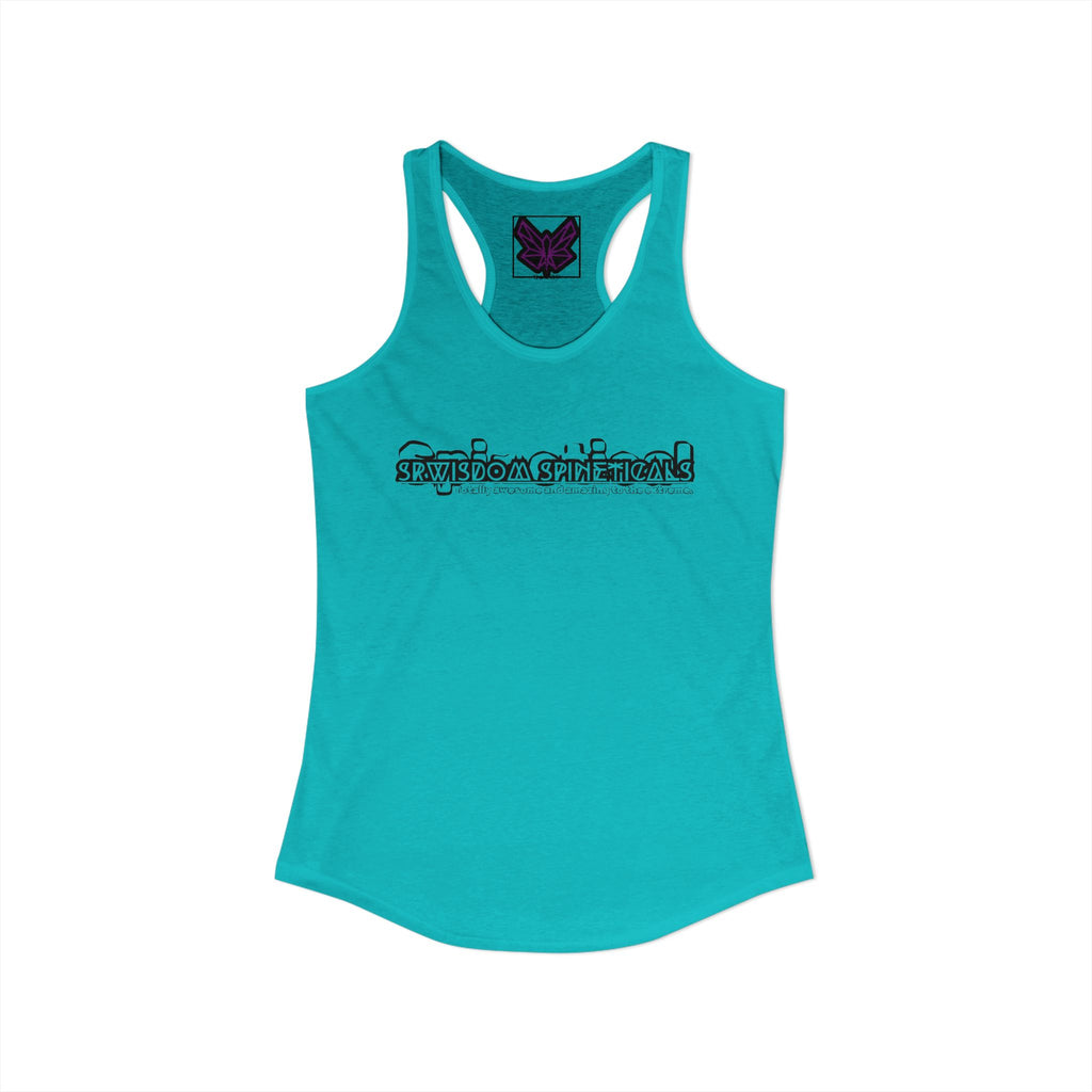 SRWisdom Women's Ideal Racerback Tank [Spinetical 0-1-0]
