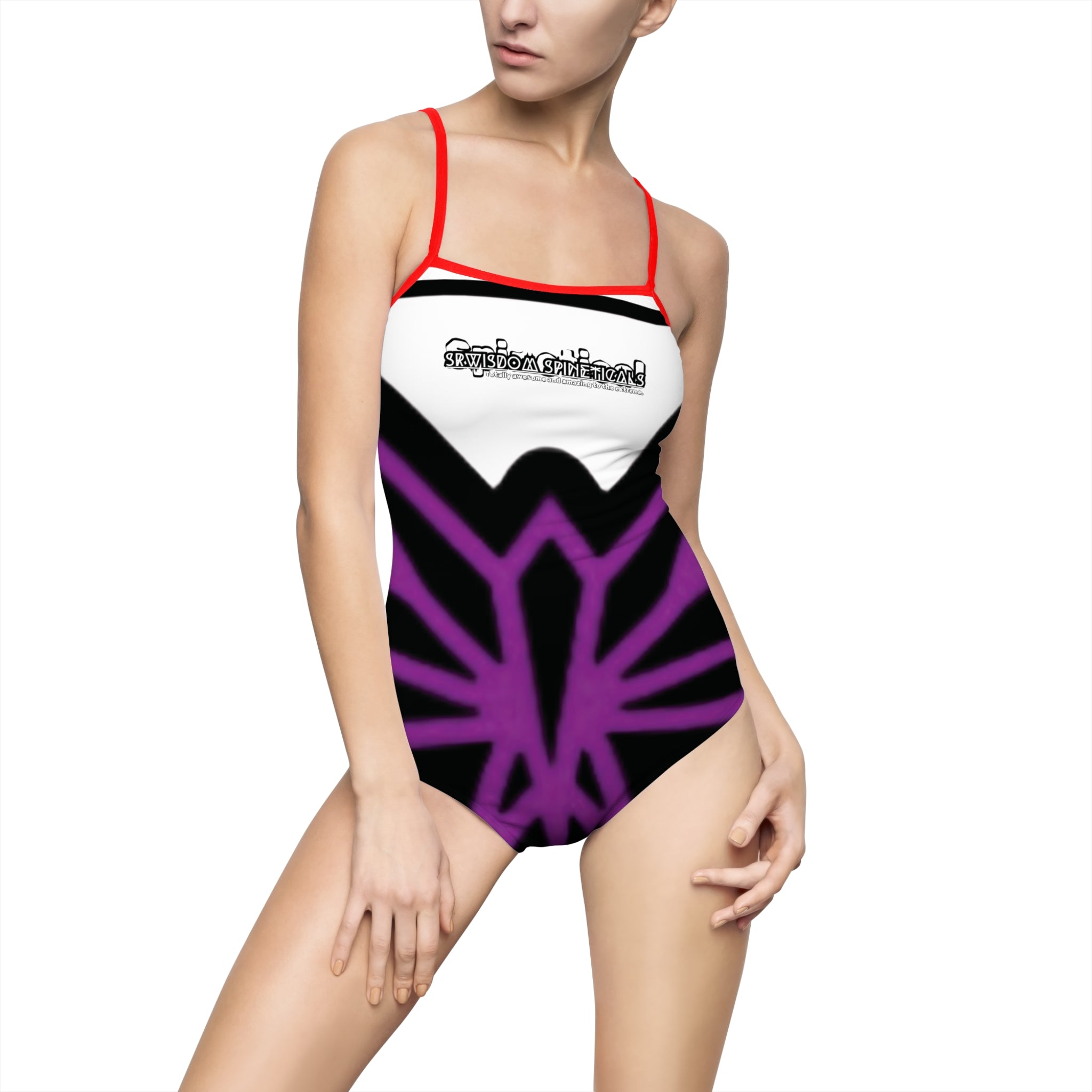 SRWisdom Women's One-piece Swimsuit (AOP) [Spinetical 0-1-0]