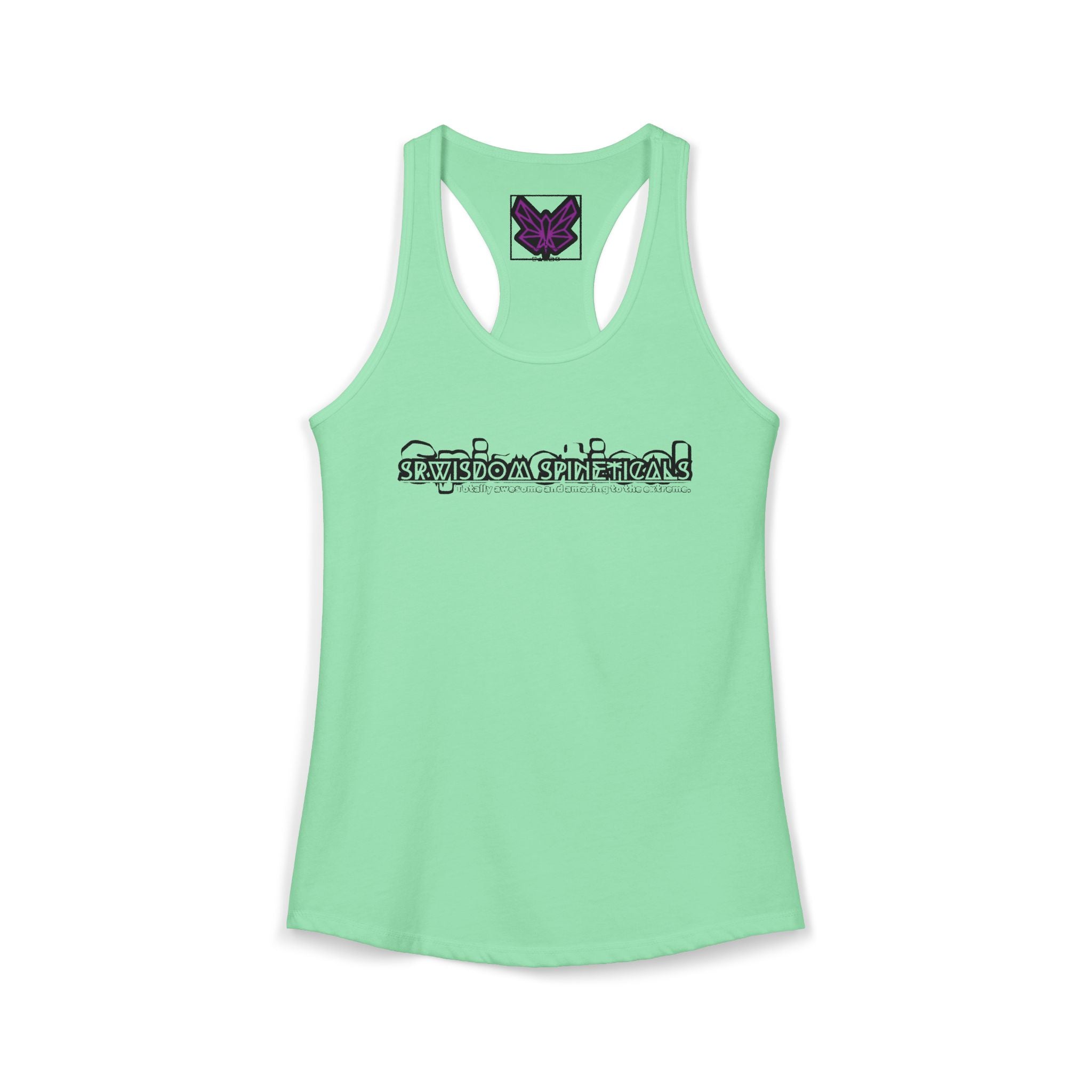 SRWisdom Women's Ideal Racerback Tank [Spinetical 0-1-0]